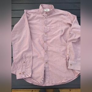 Men's Billabong Button Down Shirt, Size Large, Tailored Fit / Stretch, P…